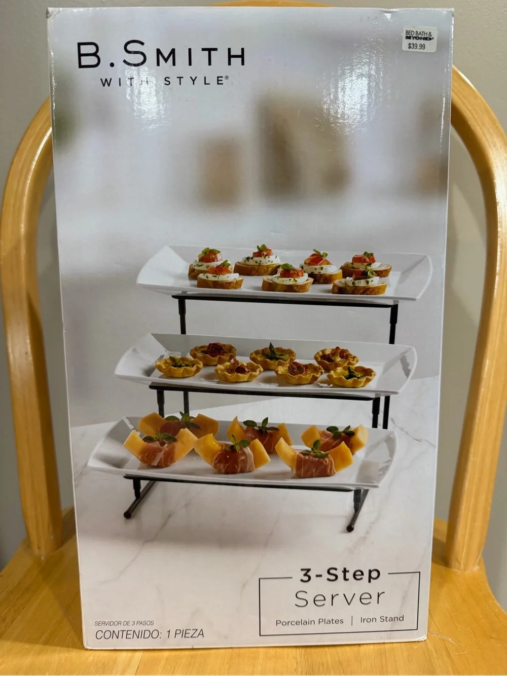 SMITH 3-Step Porcelain Server - White